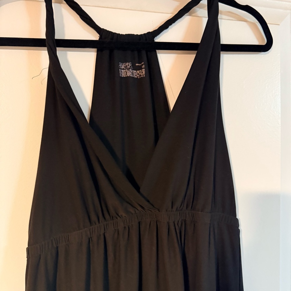 Gilligan & O'Malley Black Maxi Sleepwear Dress - Picture 2 of 5